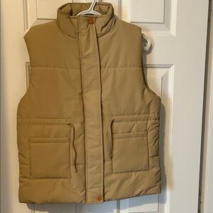 SHEIN Kids Tan Puffer Vest